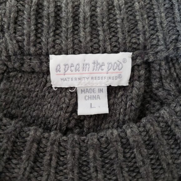 Maternity Sweater Tunic Dress - Picture 3 of 3